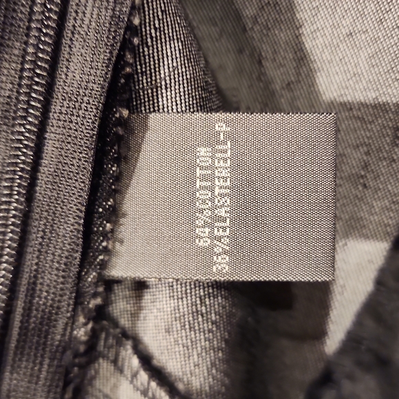 Kenneth Cole Reaction Black Denim Short Skirt with Belt and Loops Size 10 - Picture 6 of 8